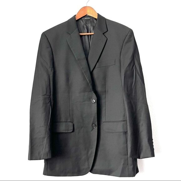 NWT Calvin Klein Men’s Suit Jacket Black Size 40L - Picture 1 of 11